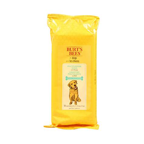 Burt's Bees Multipurpose Dog Wipes, Pack of 50