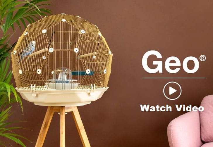 Geo Bird Cage for Budgie Parakeet