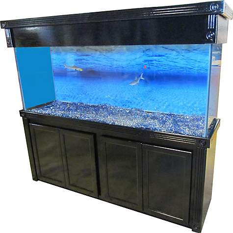 How Much Does a 125 Gallon Fish Tank Weigh - R&J Enterprises 72x18 Black Oak Empire Cabinet - for 125 and 150 Gallon Glass Aquariums