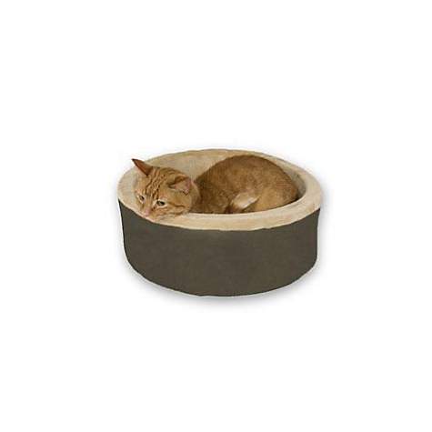K&H Thermo-Kitty Bed in Mocha