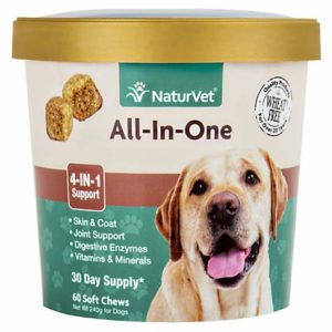 Best Dog Joint Supplements- NaturVet All-In-One Dog Soft Chews, 60 chews