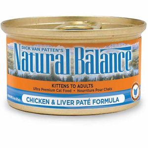 Natural Balance Ultra Premium Chicken & Liver Pate Formula Wet Cat Food