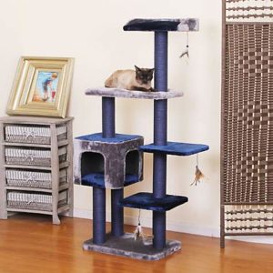 PetPals Group Midnight Molly Navy Cat Tree