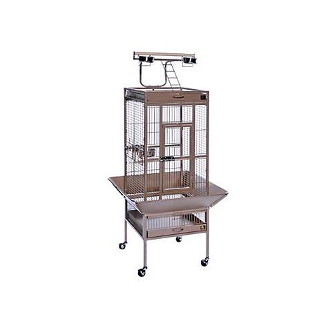Prevue Hendryx Signature Select Series Wrought Iron Bird Cage in Coco Brown