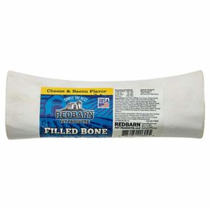 Redbarn Large Cheese n' Bacon Filled Bone Dog Chew, 6-inch