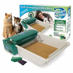 SmartScoop Basic Green Self-Scooping Cat Litter Box