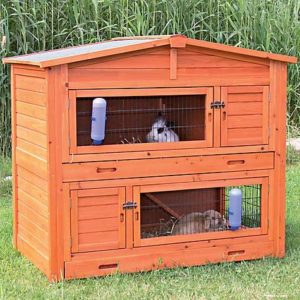 Rabbit hutch store for 2 rabbits