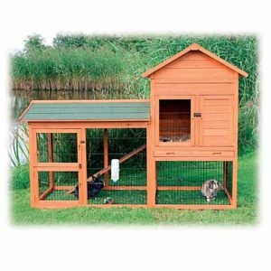 Trixie Natura Two Story Rabbit Hutch with Large Run