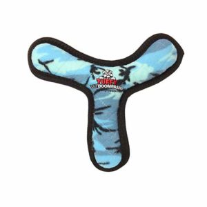 Tuffy's Blue Camo Boomerang Dog Toy