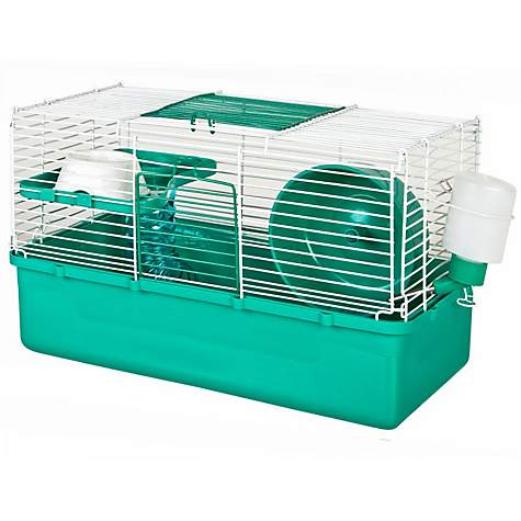 WARE Home Sweet Home Teal 1 Story Hamster Cage