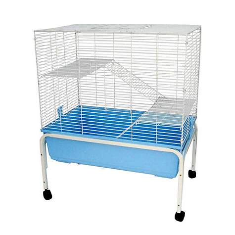 YML 3 Level Indoor Blue Ferret Cage With Stand