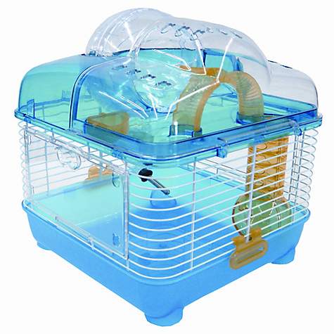 YML Clear Blue Hamster Cage