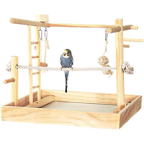 What do Parakeets Like to Play With | You & Me 3-in-1 Playground for Birds 